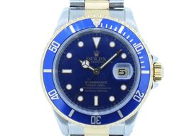 Rolex Submariner Date 126613LB (1995) - Blue dial 41 mm Gold/Steel case