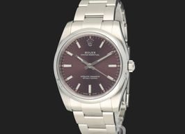 Rolex Oyster Perpetual 34 114200 (2016) - Paars wijzerplaat 34mm Staal