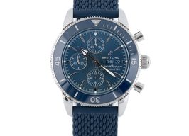 Breitling Superocean Heritage II Chronograph A13313161C1S1 (2025) - Blauw wijzerplaat 44mm Staal