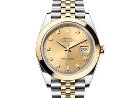 Rolex Datejust 41 126303-0012 (2024) - Champagne dial 41 mm Gold/Steel case