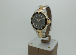 Rolex Submariner Date 16613LN (2006) - Zwart wijzerplaat 40mm Goud/Staal