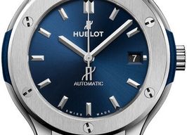 Hublot Classic Fusion Blue 565.NX.7170.RX (2026) - Blue dial 38 mm Titanium case