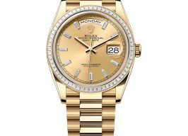Rolex Day-Date 36 128398TBR (2025) - Champagne wijzerplaat 36mm Geelgoud