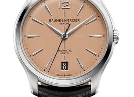 Baume & Mercier Clifton M0A10778 (2026) - Rood wijzerplaat 39mm Staal