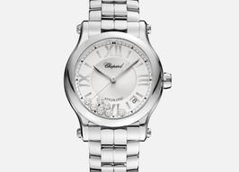 Chopard Happy Sport 278559-3002 (2023) - Zilver wijzerplaat 36mm Staal