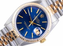 Rolex Datejust 36 16233 (1990) - Blue dial 36 mm Gold/Steel case