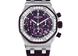 Audemars Piguet Royal Oak Offshore Lady 26048SK.ZZ.D066CA.01 (Onbekend (willekeurig serienummer)) - Paars wijzerplaat 37mm Staal