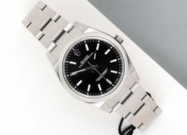 Rolex Oyster Perpetual 39 114300 (2019) - Black dial 39 mm Steel case