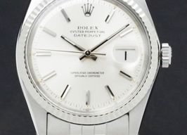 Rolex Datejust 1601 (1973) - Zilver wijzerplaat 36mm Staal