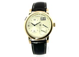 A. Lange & Söhne Lange 1 101.022 (1998) - Champagne wijzerplaat 38mm Geelgoud