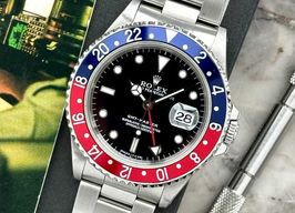 Rolex GMT-Master 16700 (1996) - Zwart wijzerplaat 40mm Staal