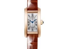 Cartier Tank Américaine WGTA0341 (2025) - Silver dial 15 mm Rose Gold case