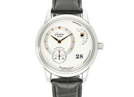 Glashütte Original Senator Karrée 1-22-02-51-51-04 (2009) - Silver dial 40 mm Rose Gold case