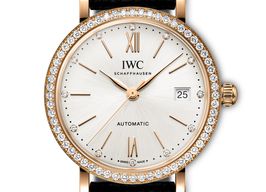 IWC Portofino Automatic IW658603 (2024) - Zilver wijzerplaat 37mm Roodgoud