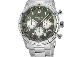 Breitling Aviator 8 AB01192A1L1A1 (2024) - Green dial 43 mm Steel case