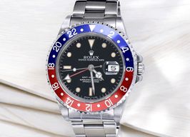 Rolex GMT-Master 16700 (1991) - Zwart wijzerplaat 40mm Staal