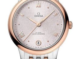 Omega De Ville 434.20.34.20.02.003 (2026) - Roze wijzerplaat 34mm Goud/Staal
