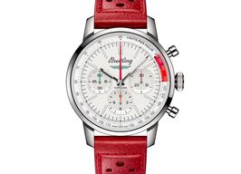 Breitling Top Time AB01766A1A1X1 (2025) - Zilver wijzerplaat 41mm Staal