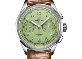 Breitling Premier AB0930D31L1P1 (2024) - Green dial 40 mm Steel case