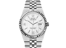 Rolex Land-Dweller 36 127234 (2025) - Wit wijzerplaat 36mm Staal