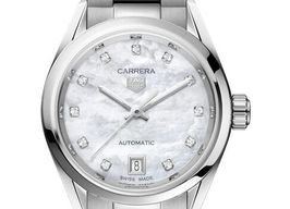 TAG Heuer Carrera Lady WBN2414.BA0621 (2026) - White dial 29 mm Steel case