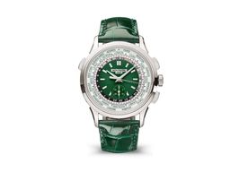 Patek Philippe World Time Chronograph 5930P-001 (2025) - Green dial 40 mm Platinum case