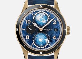 Montblanc 1858 129415 (2024) - Blue dial 42 mm Bronze case