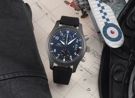 IWC Pilot Chronograph Top Gun IW388007 (Onbekend (willekeurig serienummer)) - Zwart wijzerplaat 46mm Keramiek