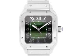 Cartier Santos WSSA0062 (2024) - Groen wijzerplaat 40mm Staal