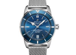 Breitling Superocean Heritage II 42 AB2010161C1A1 (2023) - Blauw wijzerplaat 42mm Staal