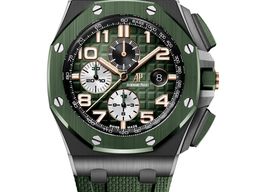 Audemars Piguet Royal Oak Offshore Chronograph 26405CE.OO.A056CA.01 (2025) - Green dial 44 mm Ceramic case