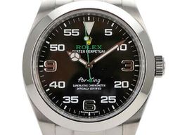 Rolex Air-King 116900 (2021) - Zwart wijzerplaat 40mm Staal