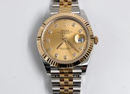 Rolex Datejust 41 126333 (2024) - Champagne wijzerplaat 41mm Goud/Staal
