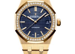 Audemars Piguet Royal Oak Lady 15451BA.ZZ.1256BA.01 (2025) - Blue dial 37 mm Yellow Gold case