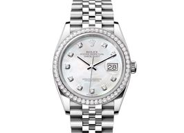 Rolex Datejust 36 126284RBR-0011 (2024) - Pearl dial 36 mm Steel case
