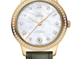 Omega De Ville 434.58.34.20.55.002 (2026) - White dial 34 mm Yellow Gold case