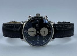 IWC Portuguese Chronograph IW371605 (Unknown (random serial)) - Silver dial 41 mm Steel case