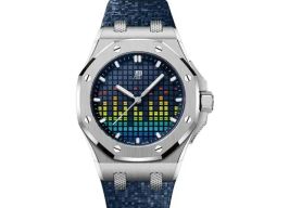 Audemars Piguet Royal Oak Offshore 77600TI.OO.A343CA.01 (2023) - Blue dial 37 mm Titanium case