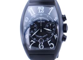 Franck Muller Casablanca 8885 C CC DT NR/8885CCCDTNR (2021) - Zwart wijzerplaat 39mm Keramiek