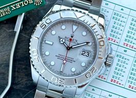 Rolex Yacht-Master 40 16622 (2008) - Zilver wijzerplaat 40mm Staal