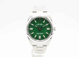 Rolex Oyster Perpetual 41 124300 (2024) - Green dial 41 mm Steel case