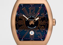 Franck Muller Vanguard V 41 SC DT 5N YACHT BL (2025) - Blue dial Rose Gold case
