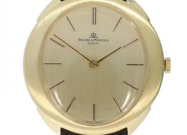 Baume & Mercier Vintage Unknown (Unknown (random serial)) - Gold dial 34 mm Yellow Gold case