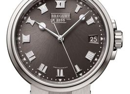 Breguet Marine 5517TI/G2/9ZU (2026) - Grijs wijzerplaat 40mm Titanium