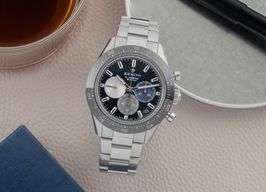 Zenith Chronomaster Sport 03.3100.3600/21.M3100 (Onbekend (willekeurig serienummer)) - Zwart wijzerplaat 41mm Staal