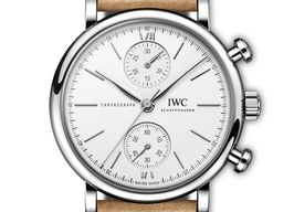 IWC Portofino Chronograph IW391502 (2024) - Zilver wijzerplaat 39mm Staal