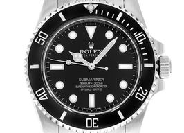 Rolex Submariner No Date 114060 (2010) - Black dial 40 mm Steel case