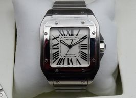 Cartier Santos 100 2656 (Unknown (random serial)) - White dial 38 mm Steel case