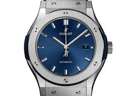 Hublot Classic Fusion Blue 542.NX.7170.RX (2024) - Blue dial 42 mm Titanium case