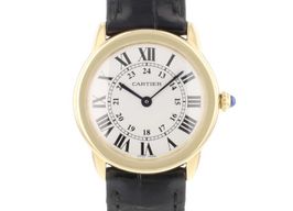 Cartier Ronde Solo de Cartier 2987 (Unknown (random serial)) - White dial 29 mm Yellow Gold case